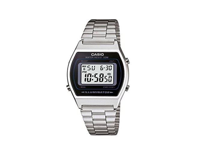 casio stainless steel back water resistant 5bar
