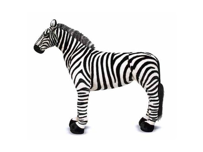 Zebra Giant Stuffed Animal Melissa Doug Peddler