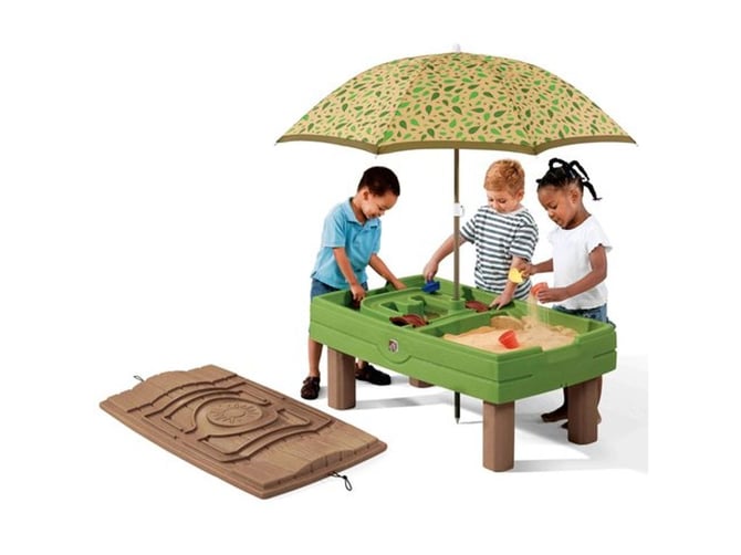 step2 naturally playful sand and water activity table with accessory