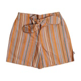 CarlijnQ Multi-Color Stripes - Paperbag Shorts
