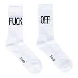 F#ck Off Socks Black/white