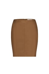 DNA Senna Leather Skirt - Cognac