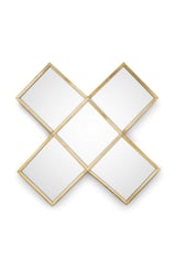 VT Wonen Mirror Cross Gold - Kleur : Goud