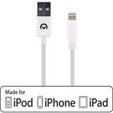 Fast Charge/Sync Cable Apple Lightning 1m. White