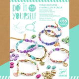 Djeco Djeco Do It Yourself Paper Beads and Bracelets Stylish and Golden +35 Bracelets 7+