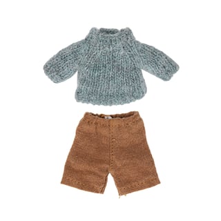 Maileg Knitted Sweater and Pants for Big Brother