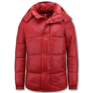 Puffer Jacket - Heren Winterjassen Volwassen - 8055 - Rood