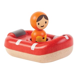 Plan Toys Houten Boot Coast Guard Boat +