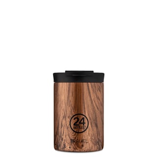 24 Bottles Travel Mug 350ml Sequoia Wood - Sequoia Wood