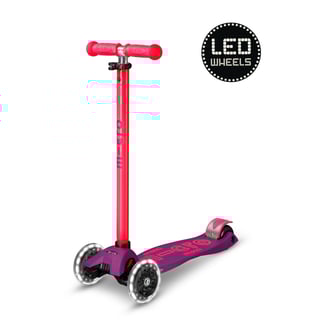 Maxi Micro Step Deluxe LED Paars Roze Neon