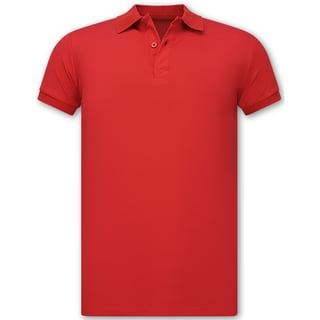 Heren Polo - Poloshirts Heren Korte Mouw - Polo Shirt Heren - Slim Fit - A150 - Rood