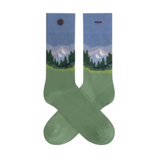 Socks Bob Ross Painting