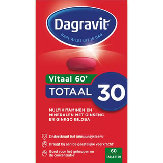 Dagravit Totaal 30 Xtra Vitaal 60+ 60