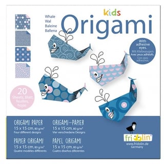 Kids Origami Walvis