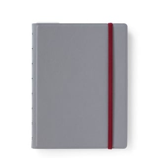Filofax Refillable Colored Notebook A5 Lined - Grey