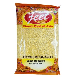 Jeet Moong Dal Washed 1Kg (Yellow)