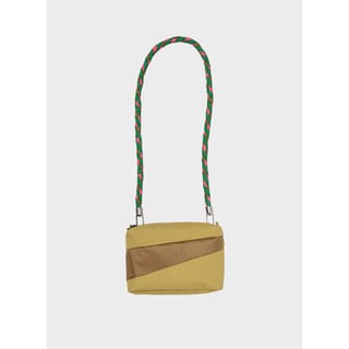 SUSAN BIJL Bum Bag Moss & Camel S