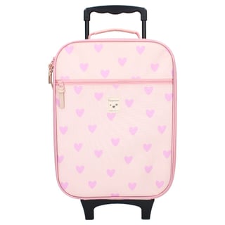 Kidzroom Trolley Koffer Hartjes