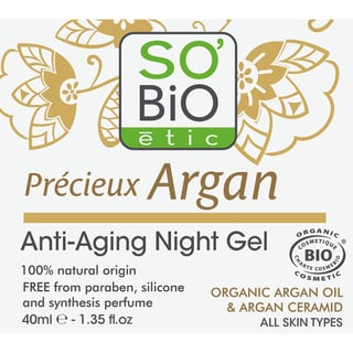 So Bio Etic Argan Anti-Aging Night Gel 40ml
