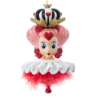 Kerstbal Rode Koningin Alice in Wonderland