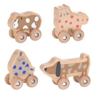 LÄSSIG Wooden Rolling Toys Set 