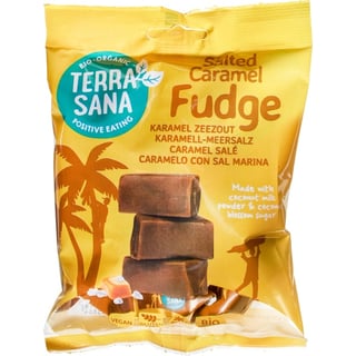 TerraSana Fudge Karamel Zeezout 150g