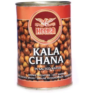 Heera Boiled Kala Chana (In Salted Water) - 400G