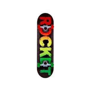 Rocket Complete Skateboard Rasta Fade