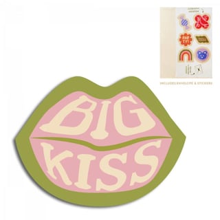The Gift Label Kaart Big Kiss