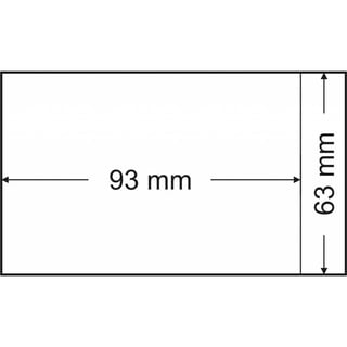 Pergamijnzakjes 63 X 93 Mm - 500 Stuks