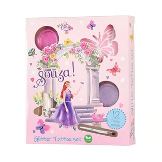 Souza! Glitter Tattoo Set Prinses