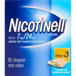 Nicotinell 7mg Stap 3 Pleisters 7st 7