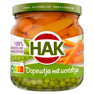 Hak Doperwtjes Met Worteltjes