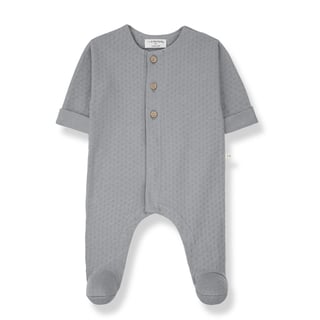 1+ In The Family Jumpsuit W/Feet Smoky Charlot