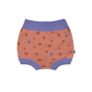 Jacquard Bloomer - Flamingo Pink/Dots - Roze - 62-68