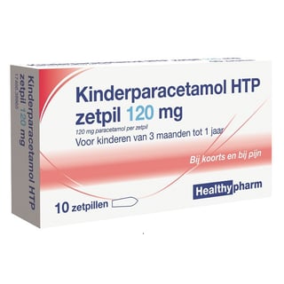 Paracetamol Kind 120mg Av Hea 10zp