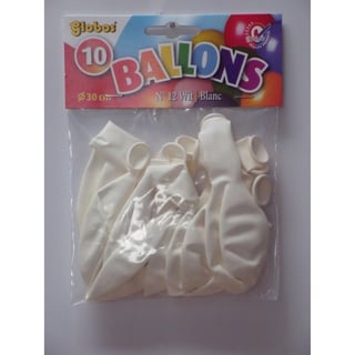 Ballonnen No. 12 Wit 10 St