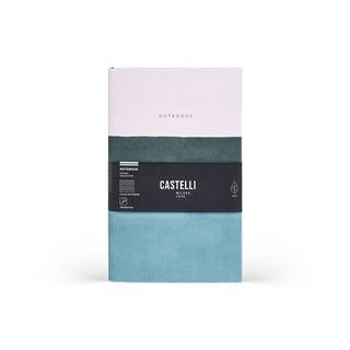 Notebook Castelli - Stripes Collection Eco - Dusty Pink