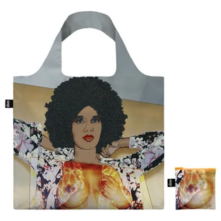 LOQI Opvouwbare Tas Gerecycled Portrait of Maya no.10