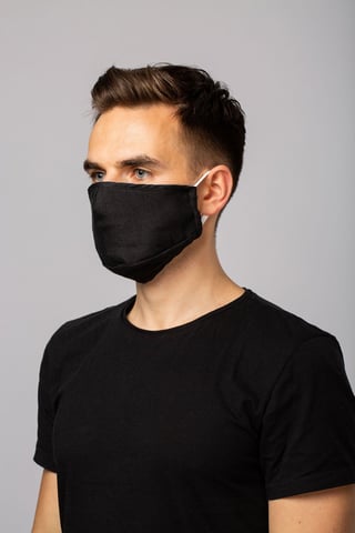 Hemp Face Masks  Pop-Up Product - Black