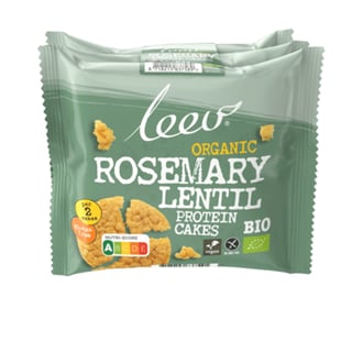 Leev Bio Linzenwafels Rozemarijn 2-Pack