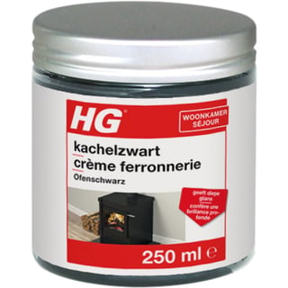 HG Kachelzwart - 250ml - Vernieuwt en Beschermt - Kachelpoets Met Diepzwarte Glans