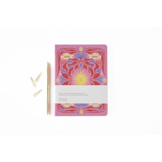 A-Journal 2025/2026 College Diary A5+ Fabrique - Sun surrounded by flowers