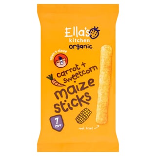 Ella's Kitchen 7+ Maize Sticks Carrot Sweetcorn