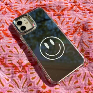 Smiley Mirror Hoesje  Glanzende finish - 11