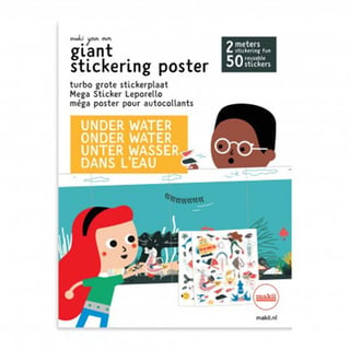 Makii Grote Sticker Poster Onder Water