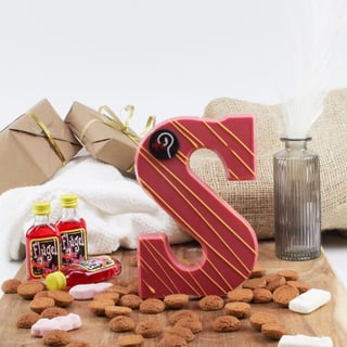 Chocoladeletter Flügel S - Wit - 200 Gram - Ambachtelijk Handgemaakt