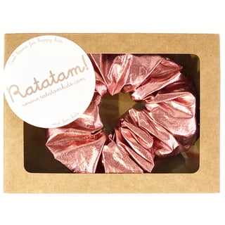 Metallic Scrunchy - Pink