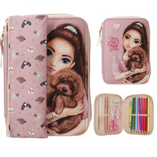 TOPModel Kleurpotloden Etui Hondjes