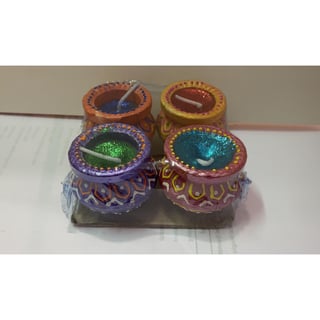 Colorful Matka Diya